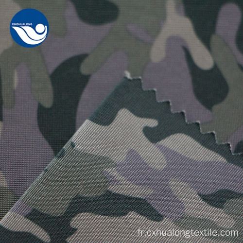 L&#39;uniforme militaire vêtx le tissu de camouflage imprimé par polyester